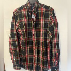 J. Crew Classic long sleeve button down shirt Flex Washed Small Tall NWT